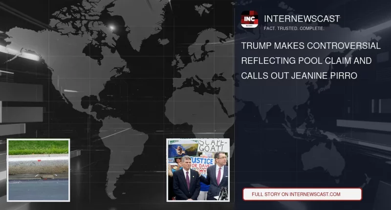 Trump Makes Controversial Reflecting Pool Claim and Calls Out Jeanine Pirro - Internewscast Journal