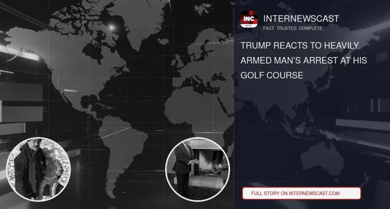 Trump Reacts to Heavily Armed Man’s Arrest at His Golf Course - Internewscast Journal