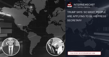 Trump Says ‘So Many’ People Are Applying to Be His Press Secretary - Internewscast Journal