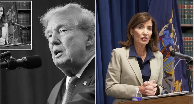 Trump Slams Kathy Hochul Over Refusal to Recognize Lake America in New York - Internewscast Journal
