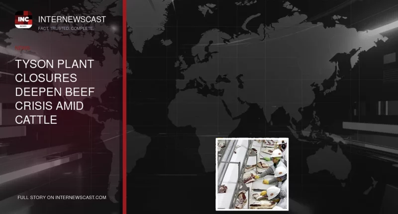 Tyson Plant Closures Deepen Beef Crisis Amid Cattle Shortage - Internewscast Journal