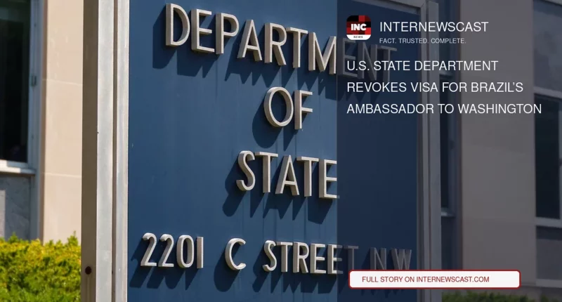 U.S. State Department Revokes Visa for Brazil’s Ambassador to Washington - Internewscast Journal