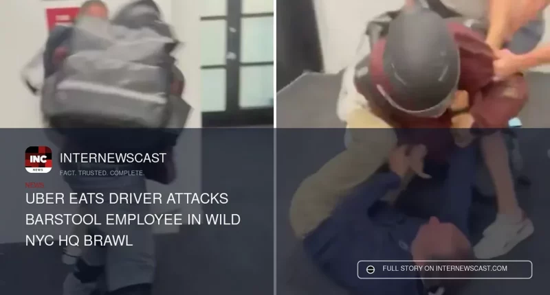 Uber Eats Driver Attacks Barstool Employee in Wild NYC HQ Brawl - Internewscast Journal