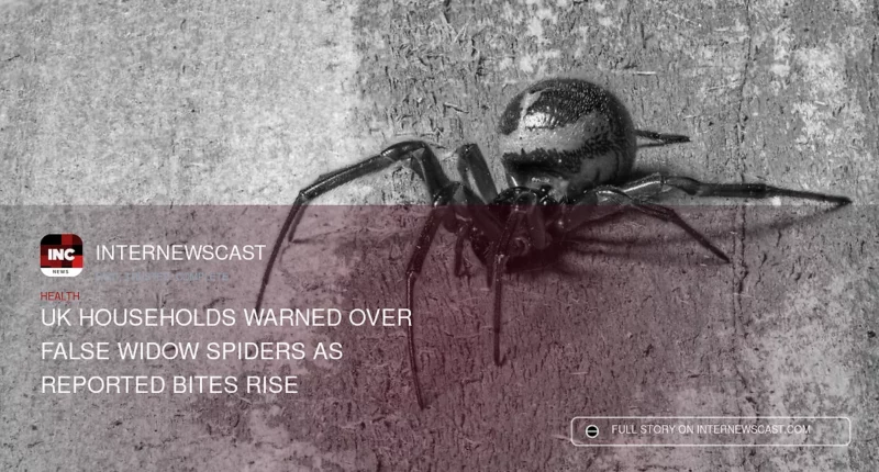 UK Households Warned Over False Widow Spiders as Reported Bites Rise - Internewscast Journal