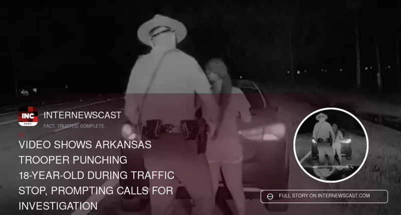 Video Shows Arkansas Trooper Punching 18-Year-Old During Traffic Stop, Prompting Calls for Investigation - Internewscast Journal
