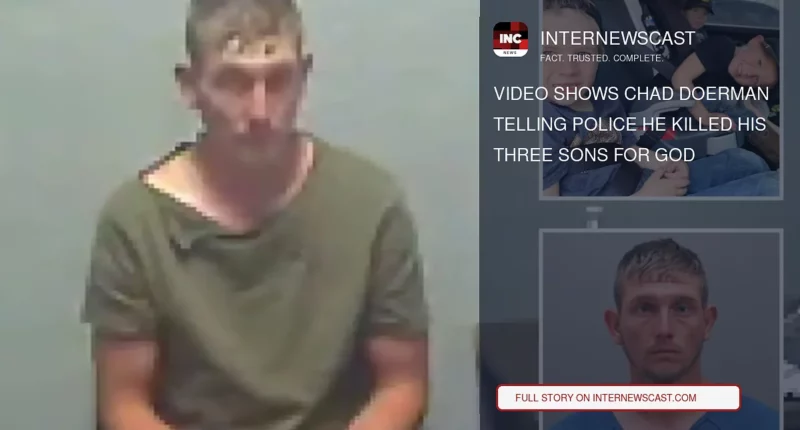 Video Shows Chad Doerman Telling Police He Killed His Three Sons for God - Internewscast Journal