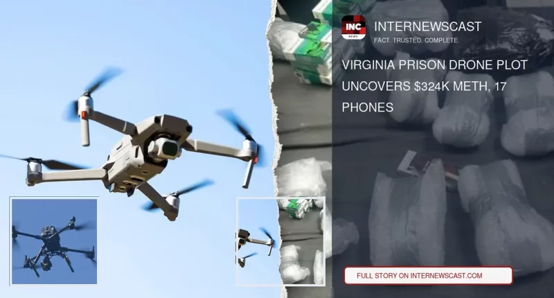 Virginia Prison Drone Plot Uncovers $324K Meth, 17 Phones - Internewscast Journal
