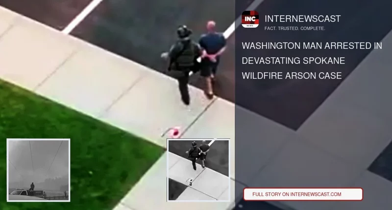 Washington Man Arrested in Devastating Spokane Wildfire Arson Case - Internewscast Journal