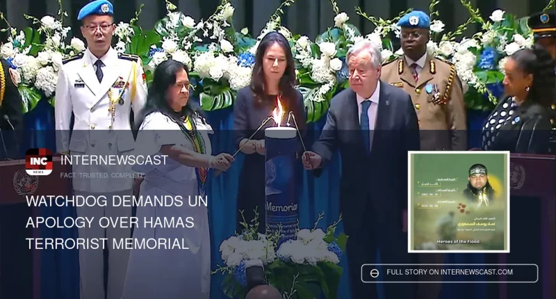 Watchdog Demands UN Apology Over Hamas Terrorist Memorial - Internewscast Journal