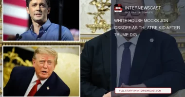 White House Mocks Jon Ossoff as Theatre Kid After Trump Dig - Internewscast Journal