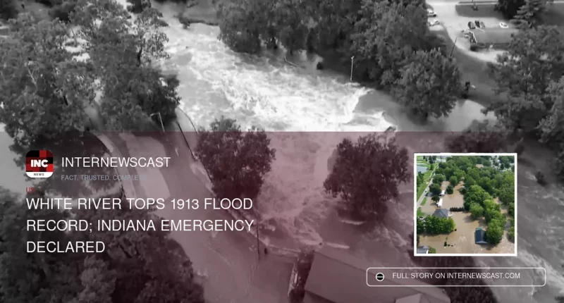 White River Tops 1913 Flood Record; Indiana Emergency Declared - Internewscast Journal