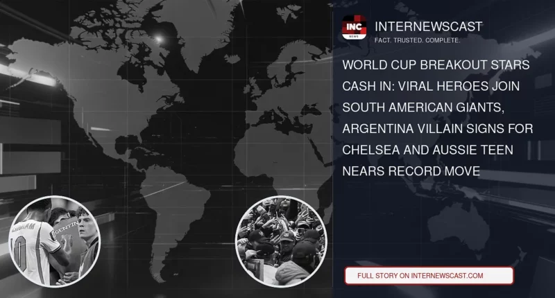 World Cup Breakout Stars Cash In: Viral Heroes Join South American Giants, Argentina Villain Signs for Chelsea and Aussie Teen Nears Record Move - Internewscast Journal