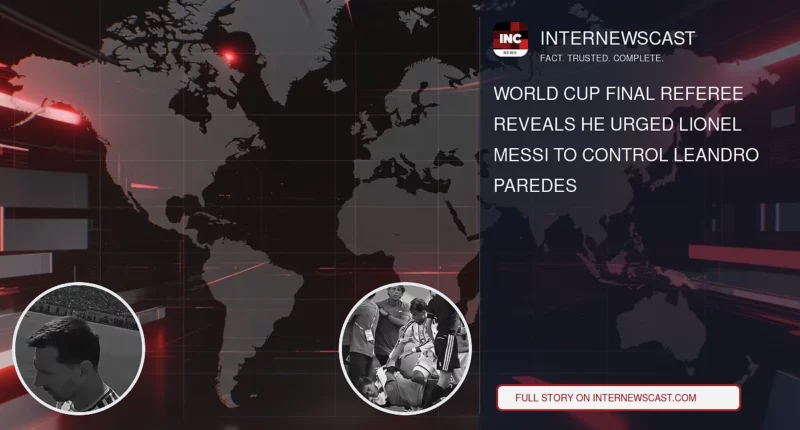World Cup Final Referee Reveals He Urged Lionel Messi to Control Leandro Paredes - Internewscast Journal