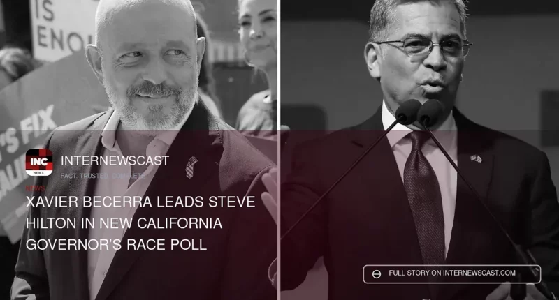 Xavier Becerra Leads Steve Hilton in New California Governor’s Race Poll - Internewscast Journal