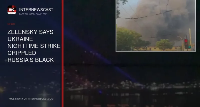 Zelensky Says Ukraine Nighttime Strike Crippled Russia’s Black Sea Naval Stronghold - Internewscast Journal