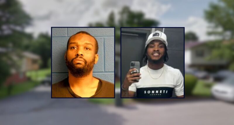 Perry Lamont Schoolfield and Isaiah R. Bowden, appear inset left to right, against a residence in Tennessee.