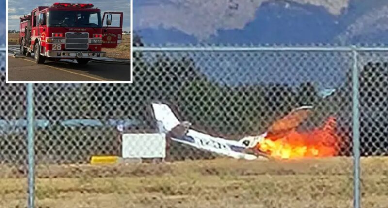 2 killed in horror plane crash at San Diego airport