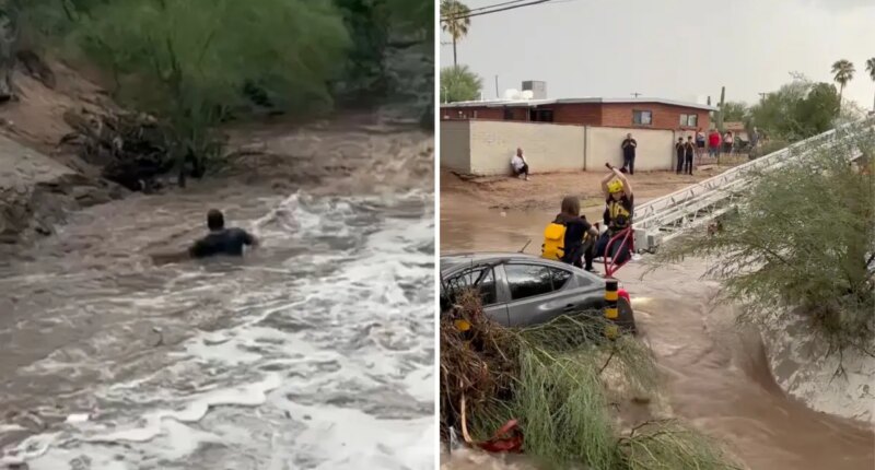 3 killed as rare tropical disturbance ravages Arizona, New Mexico with extreme weather