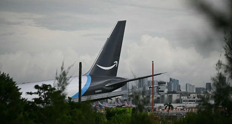 Amazon cargo plane crashes after overshooting Miami airport runway; at least 5 killed