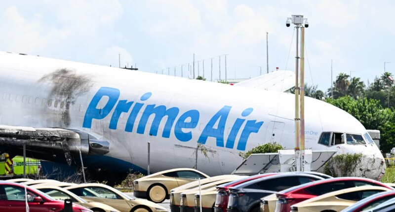 Amazon cargo plane flight data and cockpit voice recorders recovered from crash at Miami International Airport, NTSB says