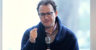 FILE - Dario Amodei, CEO and co-founder of Anthropic, speaks at the International Network of AI Safety Institutes in San Francisco, Nov. 20, 2024.