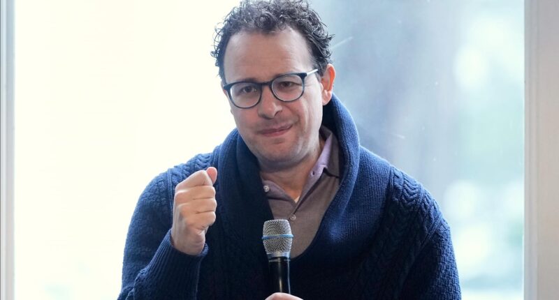 FILE - Dario Amodei, CEO and co-founder of Anthropic, speaks at the International Network of AI Safety Institutes in San Francisco, Nov. 20, 2024.