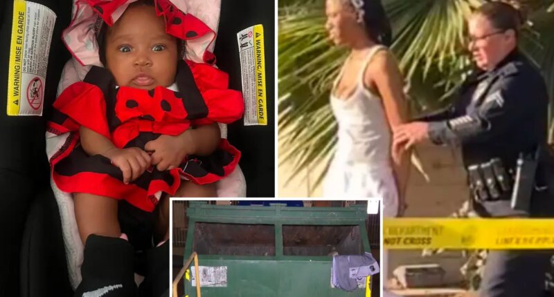 Baby girl with six toes is found dead in dumpster outside California school – as cops probe chilling theory