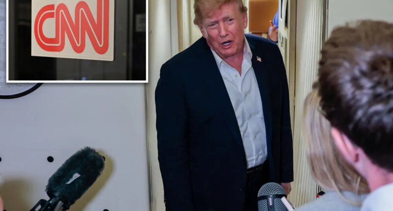 CNN left off Air Force One for Trump’s trip to Tennessee as White House installs new media restriction