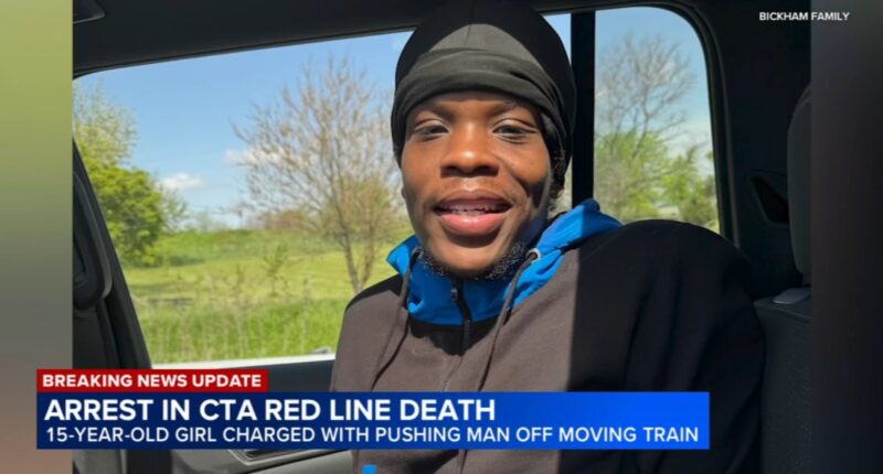 CTA Red Line death: Girl, 15, ordered held, charged after Kyle Bickham, Chicago man, pushed off train near 69th Street station