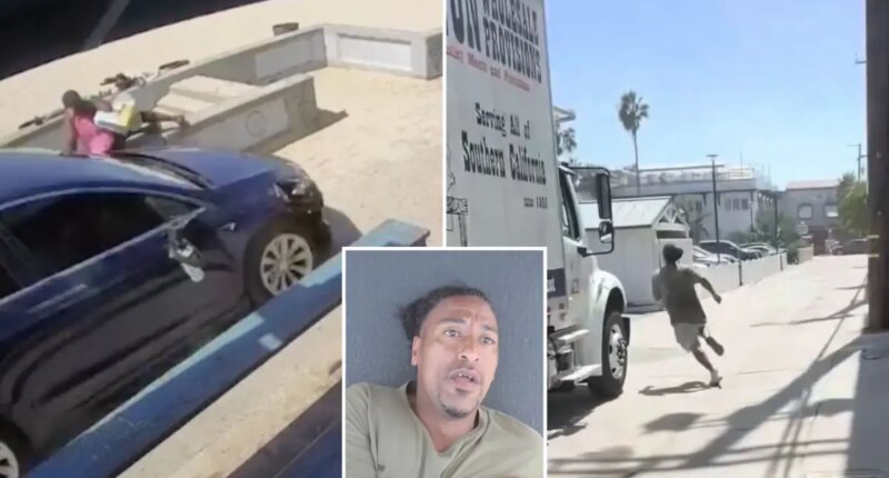 Career criminal accused of stolen Tesla rampage that injured woman on San Diego boardwalk
