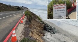 Carlsbad declares emergency as historic cliffs teeter on collapse ahead of super El Niño