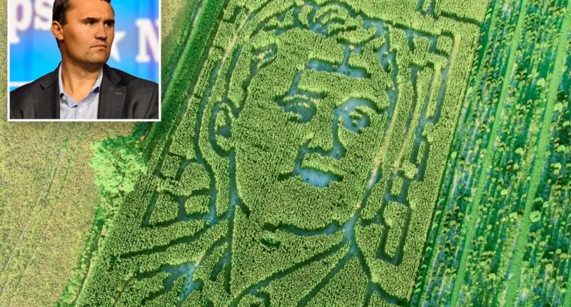 Charlie Kirk corn maze lands Indiana farm in hot water