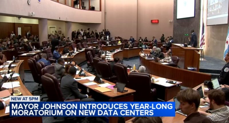 Chicago Mayor Brandon Johnson introduces data center moratorium at City Council meeting; renter protections, worker safety rules