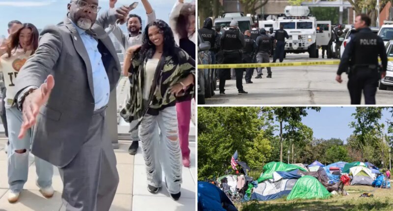 Chicago Mayor Brandon Johson ruthlessly dragged over cringey dance video announcing reelex bid: 'Is this a joke?'