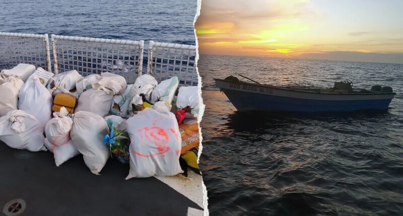 Coast Guard recovers 47 bales of suspected marijuana worth $2.4M after intercepting go-fast vessel