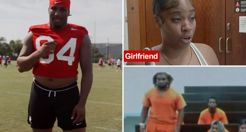 College football star accused of slamming pregnant girlfriend on the ground for refusing to take abortion pill
