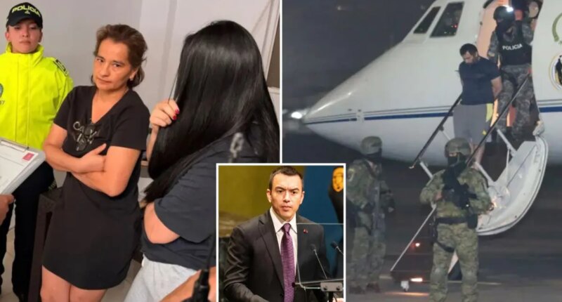 Colombian police capture wife and daughter of Ecuadorian gang leader 'Fito' extradited to the United States