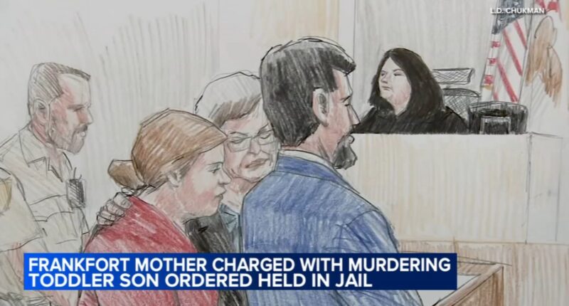 Corie Walsh, Frankfort mom accused of killing 2-year-old Barrett Walsh, is held; witnesses say she discussed Lindsay Clancy trial