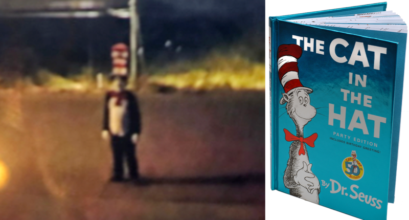 Creepy 'Cat in the Hat' trend targets schools as costumed figure allegedly chases teen girl
