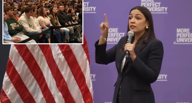 Crowd sings 'from the river to the sea' at AOC event promoting Dems ahead of midterms