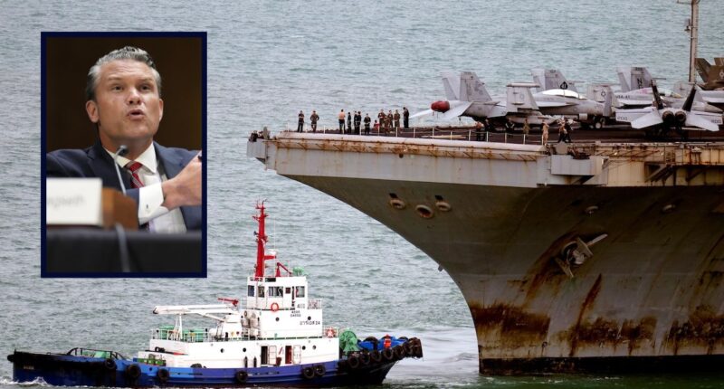 Pete Hegseth, USS Lincoln