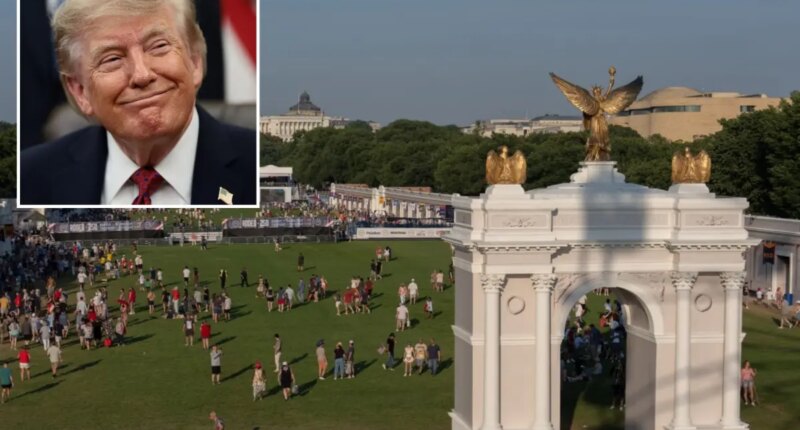 Excavation starting on Trump's 250-foot triumphal arch despite ongoing legal battle