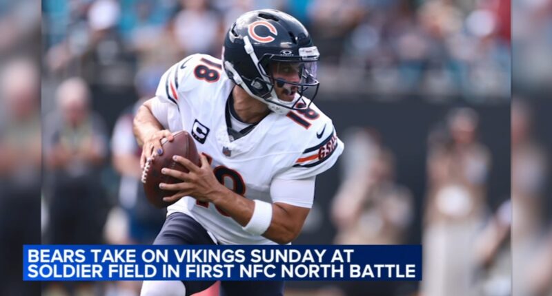 Excitement building for Chicago Bears fans ahead of home opener at Soldier Field against Minnesota Vikings