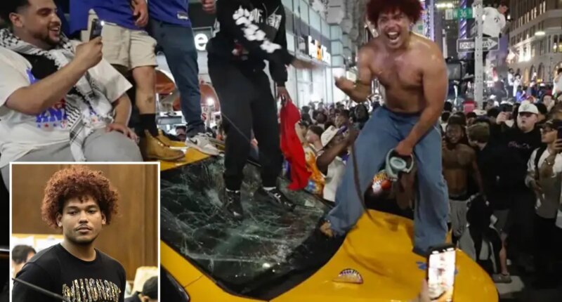 Florida man Saul Vargas claims he was celebrating 21st birthday when he destroyed NYC taxi after Knicks Game 4 win