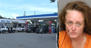 Florida woman accused of setting stranger on fire at gas station, leaving horrific burns
