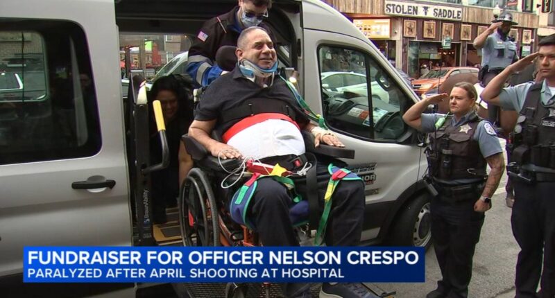 Fundraiser honors wounded Chicago Police Officer Nelson Crespo, supports ongoing recovery after Swedish Hospital shooting