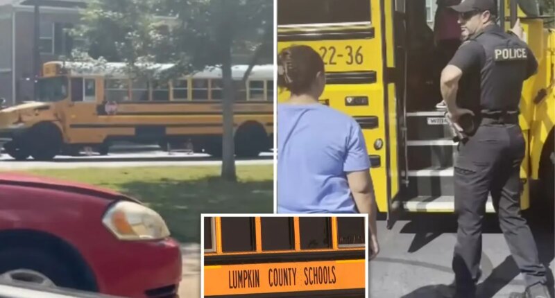 Georgia parents issued arrest warrants for storming school bus after claiming driver locked kids inside without AC