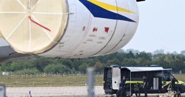 Germany blames Russia after explosive-laden drone found near Ukrainian cargo planes at major airport