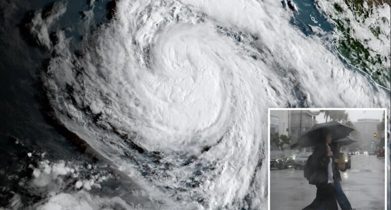 Hurricane Marie could bring rare tropical rain to Southern California