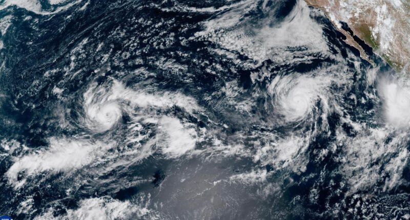 Hurricane Polo's remnants bringing more rains to flood-struck US Southwest